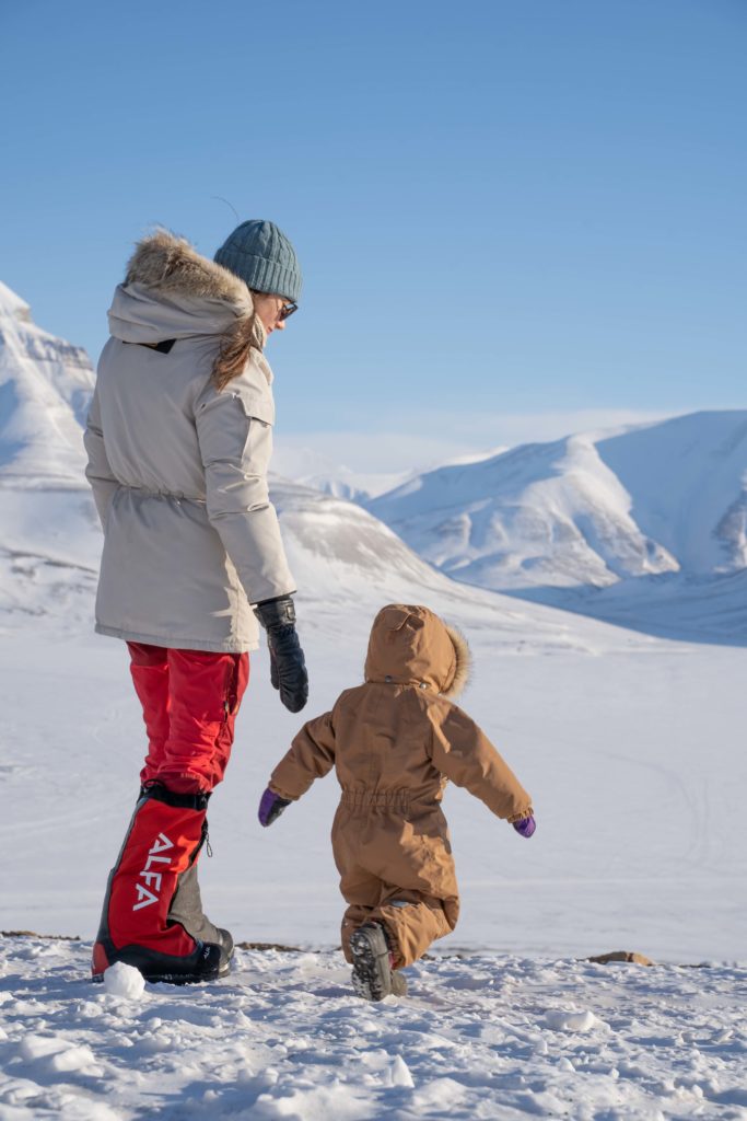 zima, ubiór zimą w Norwegii