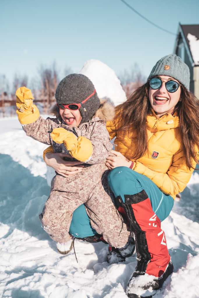zima, ubiór zimą w Norwegii