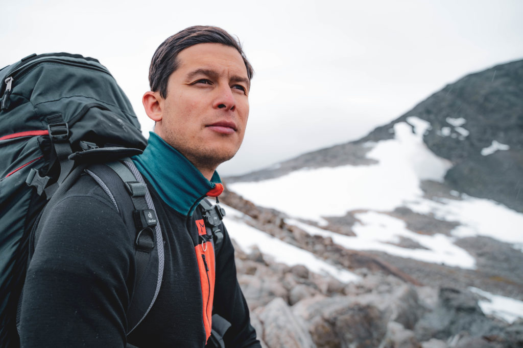 zima, ubiór zimą w Norwegii