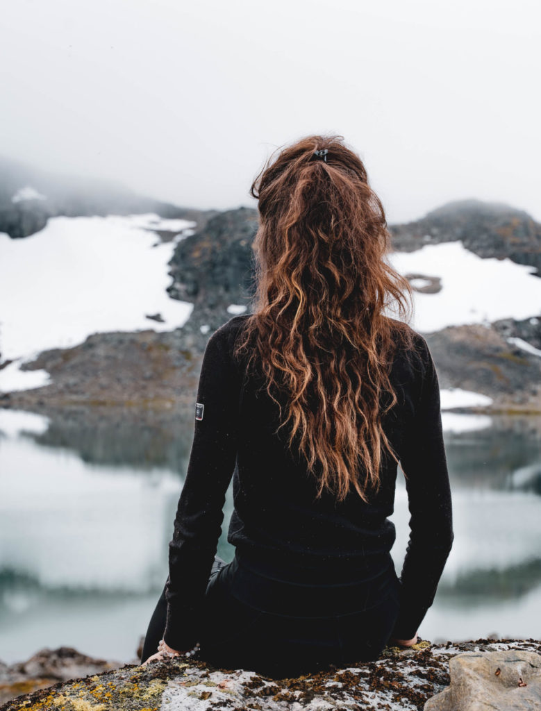 zima, ubiór zimą w Norwegii