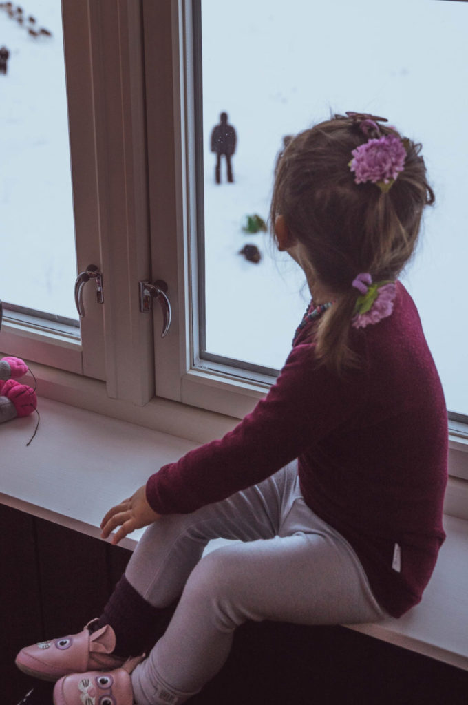 zima, ubiór zimą w Norwegii